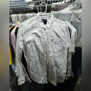 Hollister white button up
